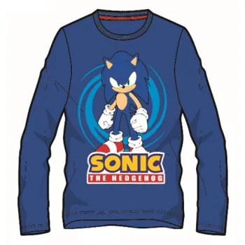   Sonic a sündisznó Spiral gyerek hosszú ujjú póló, felső 6 - 12 év / 116 - 152 cm