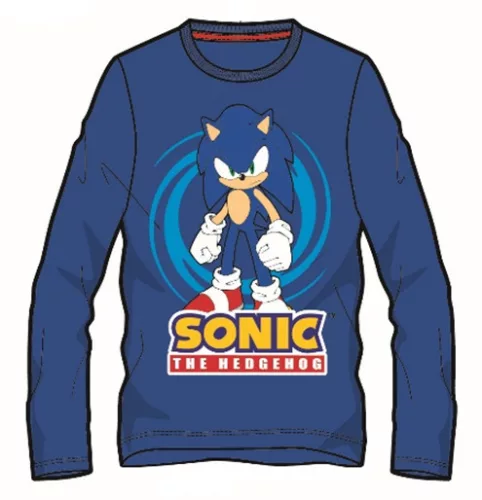 Sonic a sündisznó Spiral gyerek hosszú ujjú póló, felső 6 - 12 év / 116 - 152 cm