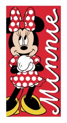 Disney Minnie Polka Love fürdőlepedő, strand törölköző 70x140cm (Fast Dry)