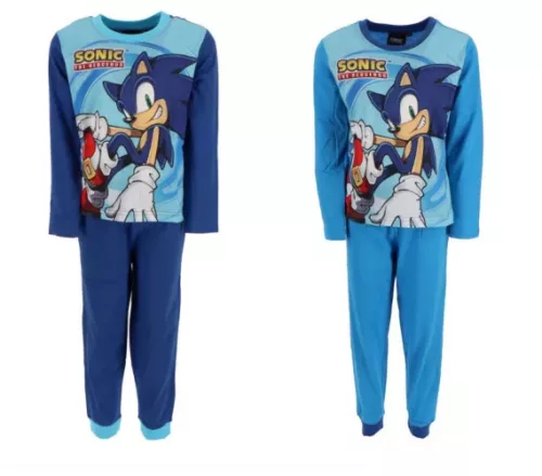 Sonic a sündisznó Dynamic gyerek hosszú pizsama 3 - 8 év / 98 - 128 cm