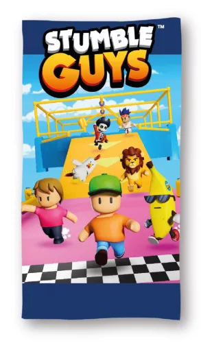 Stumble Guys Game World fürdőlepedő, strand törölköző 70x140cm (Fast Dry)