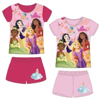   Disney Hercegnők Friendship gyerek rövid pizsama 2 - 6 év / 92 - 116 cm