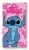 Disney Lilo és Stitch, A csillagkutya Floral Love fürdőlepedő, strand törölköző 70x140cm (Fast Dry)