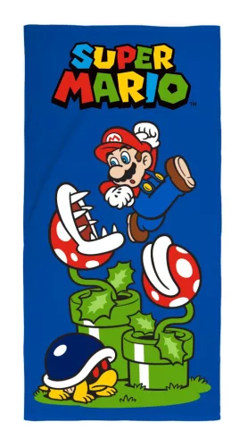 Super Mario Piranha Plants fürdőlepedő, strand törölköző 70x140cm (Fast Dry)