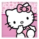 Hello Kitty Cutie kéztörlő, arctörlő, törölköző 30x30cm
