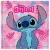 Disney Lilo és Stitch, A csillagkutya Pink Paradise kéztörlő, arctörlő, törölköző 30x30cm