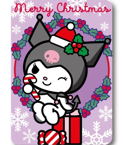 Hello Kitty Kuromi Karácsonyi polár takaró 100x140cm