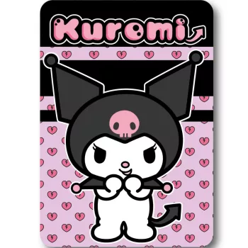 Hello Kitty Kuromi Heart polár takaró 100x140cm