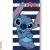 Disney Lilo és Stitch, A csillagkutya Cool Stripe fürdőlepedő, strand törölköző 70x140cm (Fast Dry)