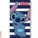 Disney Lilo és Stitch, A csillagkutya Cool Stripe fürdőlepedő, strand törölköző 70x140cm (Fast Dry)