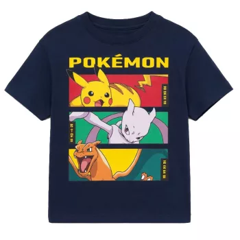   Pokémon Force gyerek rövid póló, felső 3 - 8 év / 98 - 128 cm
