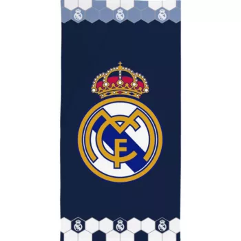   Real Madrid Hexa Design fürdőlepedő, strand törölköző 70x140cm (Fast Dry)