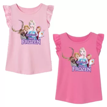   Disney Jégvarázs The Team gyerek rövid póló, felső 3 - 8 év / 98 - 128 cm