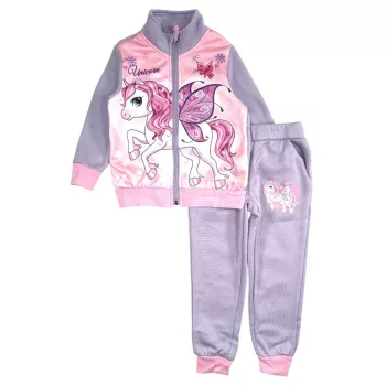   Unikornis Purple gyerek melegítő, jogging szett 3 - 8 év / 98 - 128 cm