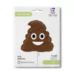 Emoji Poo fólia lufi 43 cm