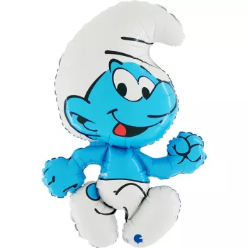 Hupikék törpikék Puffo fólia lufi 81 cm