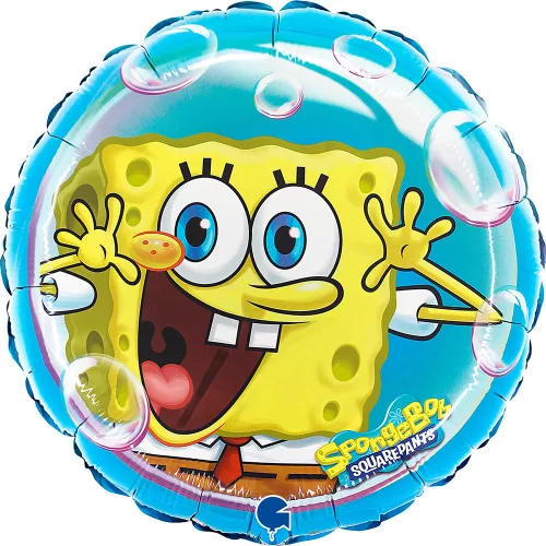 SpongyaBob Bubbles fólia lufi 46 cm