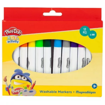 Play-Doh Art Activity kimosható filctoll 12 db-os