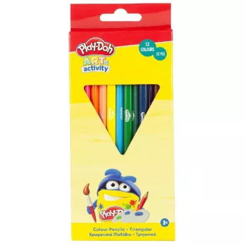 Play-Doh Art háromszögletű színes ceruza 12 db-os