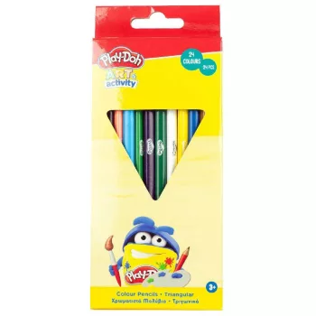 Play-Doh Art háromszögletű színes ceruza 24 db-os