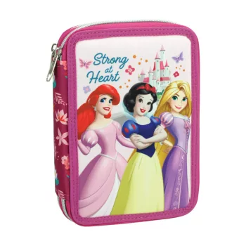 Disney Hercegnők Strong tolltartó töltött 2 emeletes