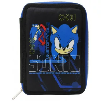 Sonic a sündisznó Go Fast tolltartó töltött 2 emeletes