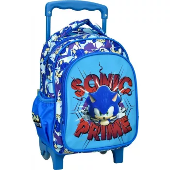   Sonic a sündisznó Prime gurulós ovis hátizsák, táska 30 cm