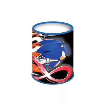 Sonic a sündisznó Get Me fém ceruzatartó 10,5 cm