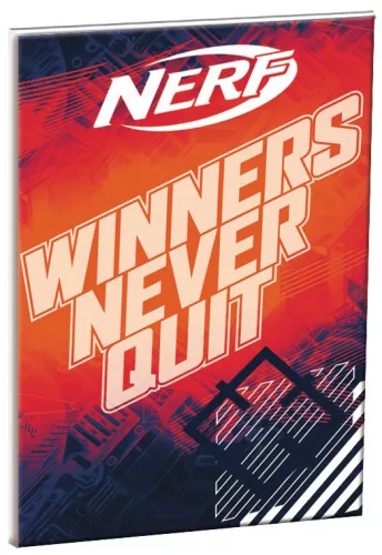 Nerf Winners B/5 vonalas füzet 40 lapos