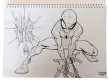 Pókember World of Webs A/4 spirál vázlatfüzet 40 lapos matricával