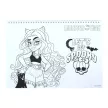 Monster High Crew A/4 spirál vázlatfüzet 40 lapos matricával
