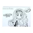 Monster High Crew A/4 spirál vázlatfüzet 40 lapos matricával
