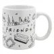 Jóbarátok NYC porcelán bögre 325 ml Díszdobozban