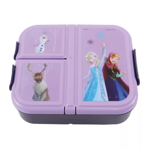 Disney Jégvarázs Modern Magic több rekeszes uzsonnás doboz, szendvicsdoboz