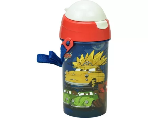 Disney Verdák Lightyear műanyag szívószálas kulacs akasztóval 500 ml