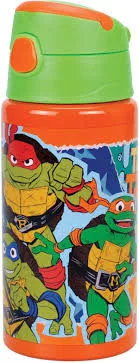 Tini Nindzsa Teknőcök Pizza Power alumínium szívószálas kulacs akasztóval 500 ml