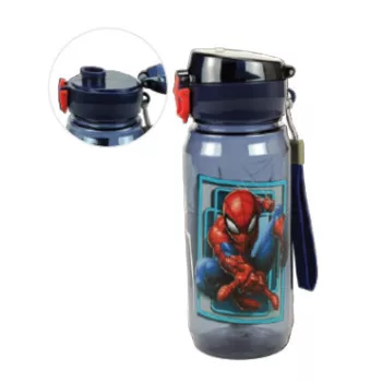 Pókember World műanyag kulacs akasztóval 600 ml