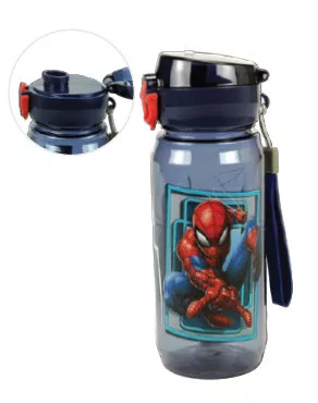 Pókember World műanyag kulacs akasztóval 600 ml