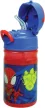 Pókember Spidey Dino Webs műanyag szívószálas kulacs akasztóval 350 ml