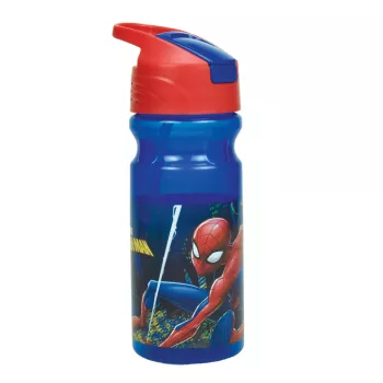 Pókember Dangled műanyag szívószálas kulacs 500 ml