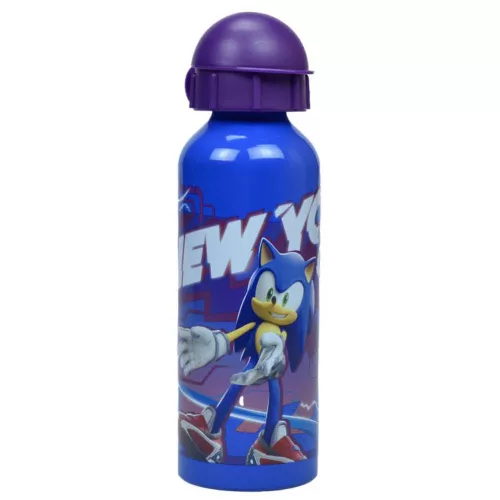 Sonic a sündisznó Get Me alumínium kulacs ivókupakkal 520 ml
