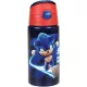 Sonic a sündisznó Brawn alumínium szívószálas kulacs akasztóval 500 ml
