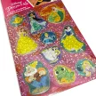 Disney Hercegnők Shining Pink hologrammos matrica szett