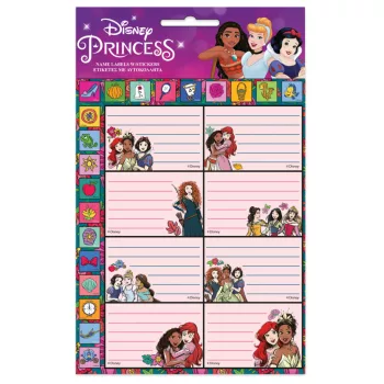 Disney Hercegnők Jointly füzetcímke matricával 16 db-os