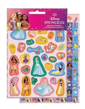 Disney Hercegnők Spring 600 darabos matrica szett