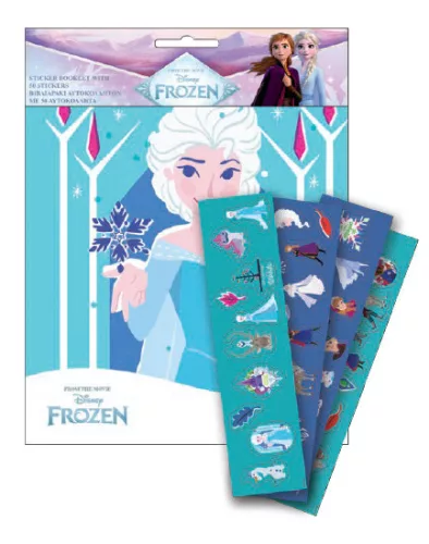 Disney Jégvarázs Elsa matricás album 50 db matricával