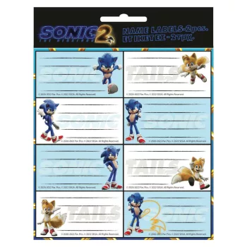 Sonic a sündisznó Speed füzetcímke 16 db-os