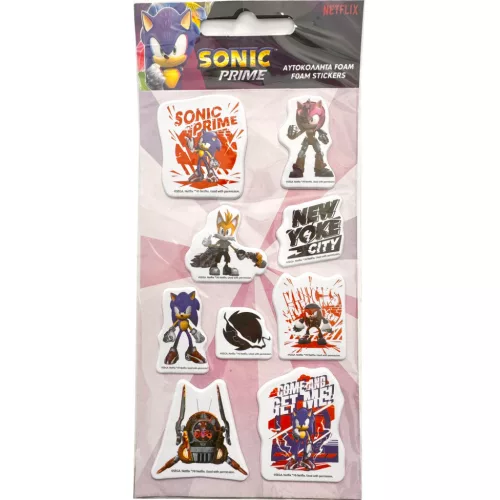 Sonic a sündisznó New Yoke pufi szivacs matrica szett