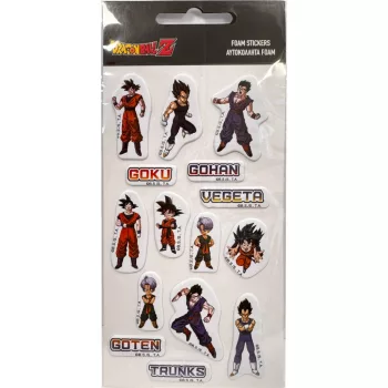 Dragon Ball Gohan pufi szivacs matrica szett