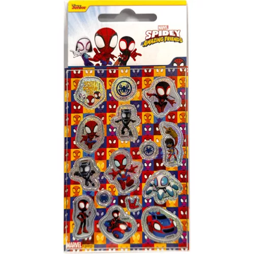 Pókember Spidey Power hologrammos matrica szett